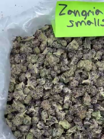Indica | Zangria THCa Flower | Exotic Smalls | Potency: 34.65%